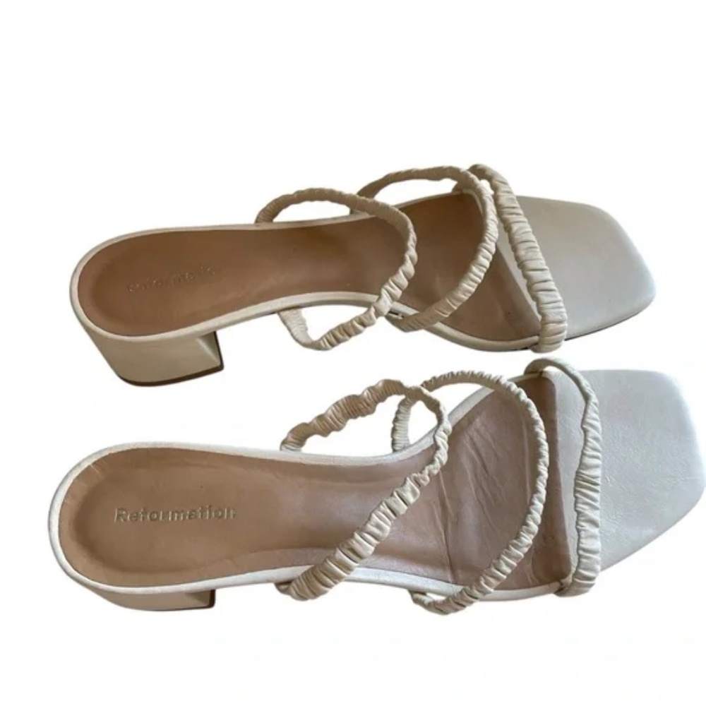 Reformation Assunta Strappy Block Heel - Picture 9 of 11
